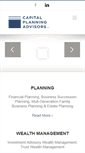 Mobile Screenshot of capitalplanningadvisors.com